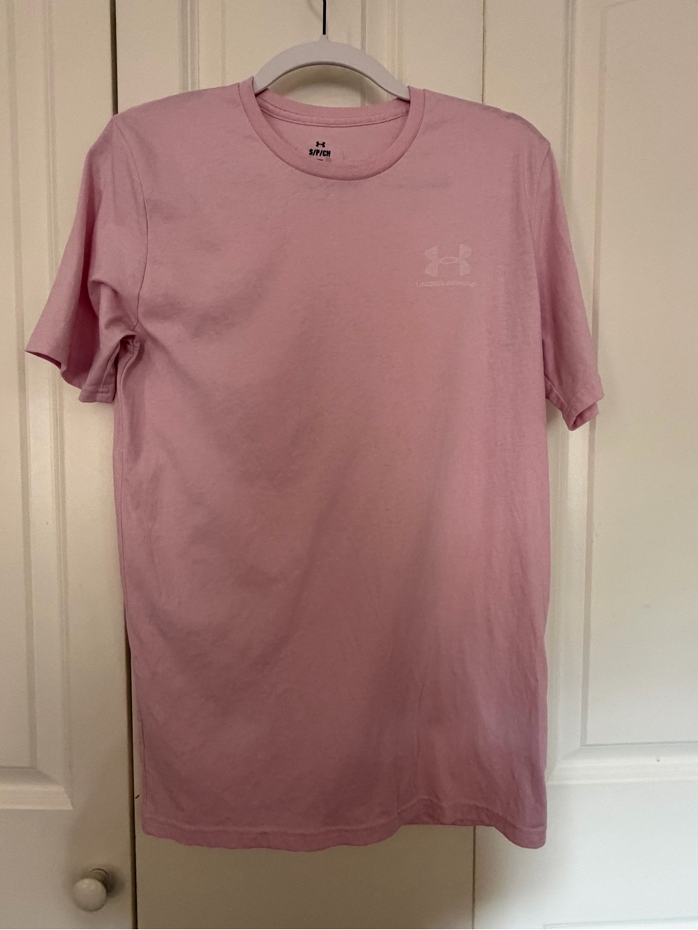 Under Armour Men’s Light Pink Short Sleeve Crew Tee